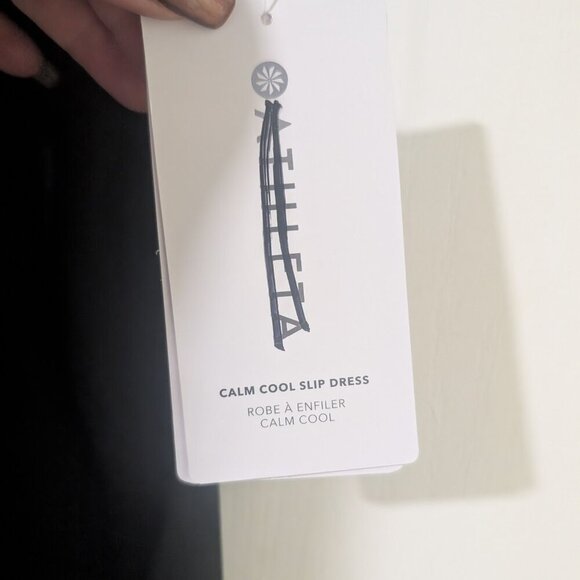 Athleta | Calm Cool Slip Dress In Black - Picture 6 of 16